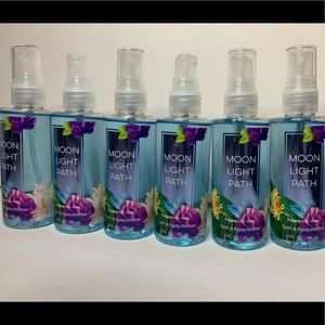 6 Travel Size Bath and Body Works Moonlight Path